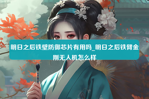 明日之后铁壁防御芯片有用吗_明日之后铁臂金刚无人机怎么样